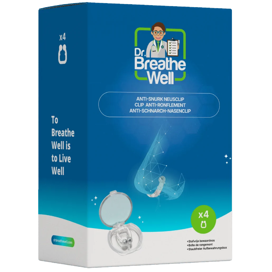 Dr. Breathe Well anti snurk neusclip met magneten
