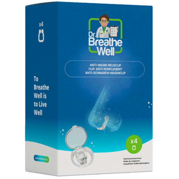 Dr. Breathe Well anti snurk neusclip met magneten