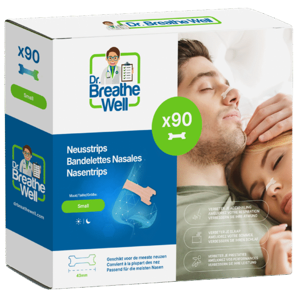 Dr. Breathe Well 90 neuspleisters neusstrips maat S