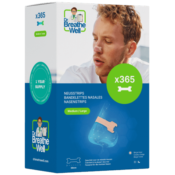 Dr. Breathe Well 365 neuspleisters neusstrips maat M/L